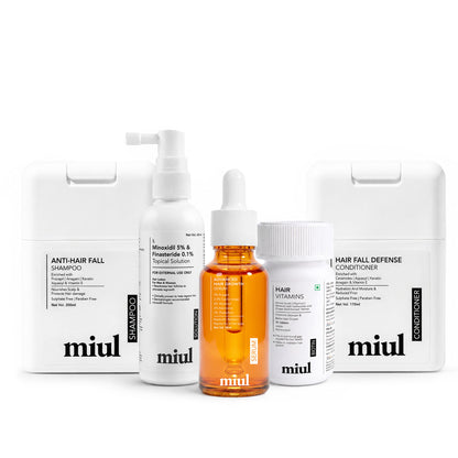 Hair Regrowth Solution Kit | Peraben Free | No Artificial Dyes