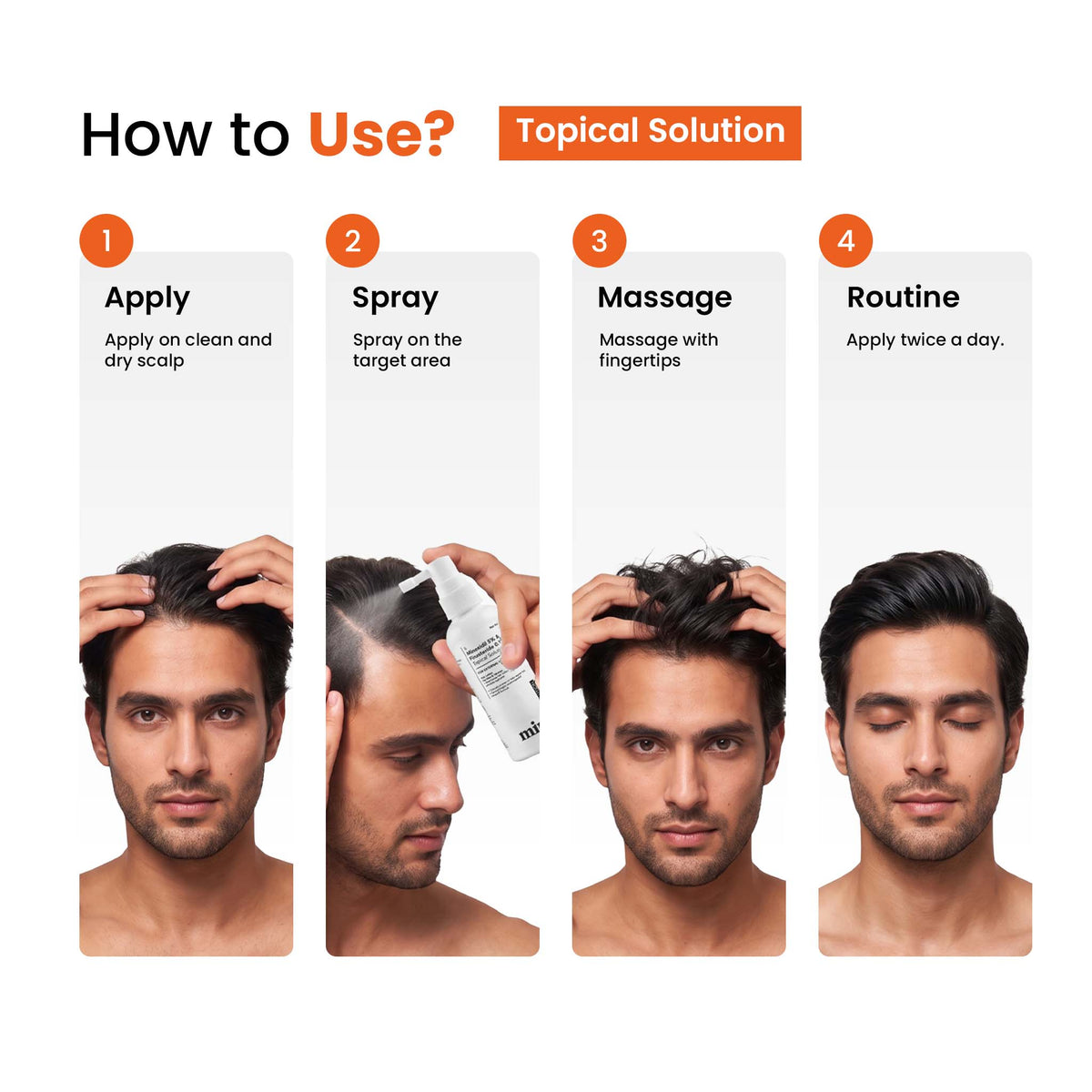 Hair Regrowth Solution Kit | Peraben Free | No Artificial Dyes