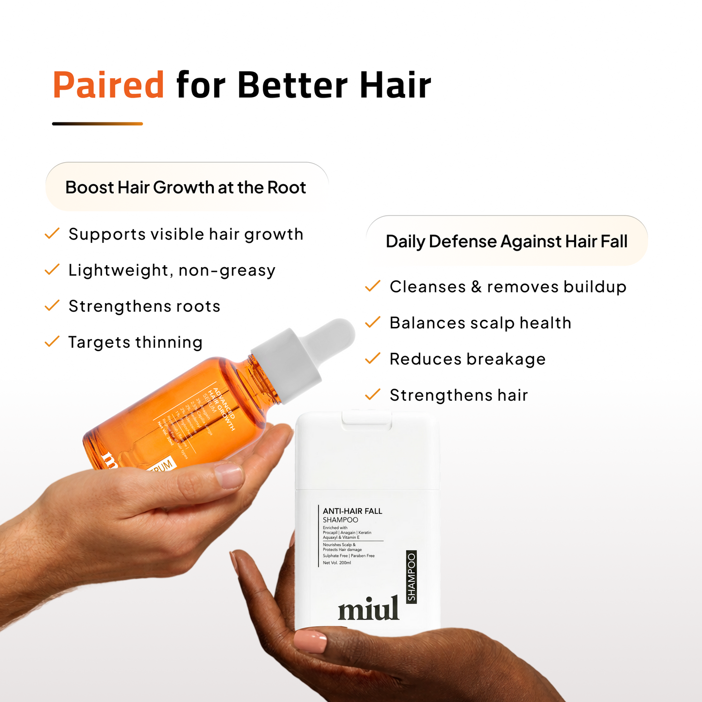 Advance Anti-Hair Fall Shampoo and Growth Serum