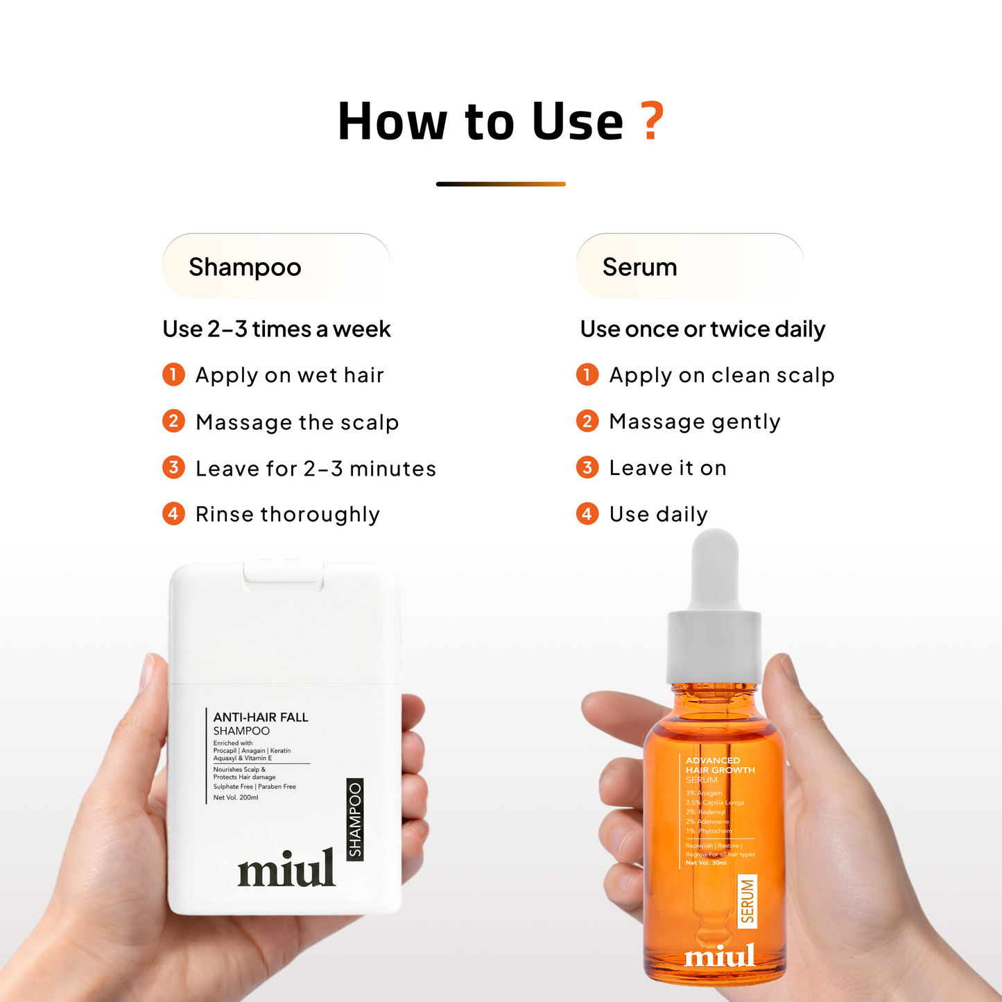 Advance Anti-Hair Fall Shampoo and Growth Serum