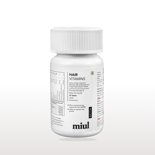 Hair Vitamin Supplements for Re-Growth | FSSAI Approved | Vegan Friendly