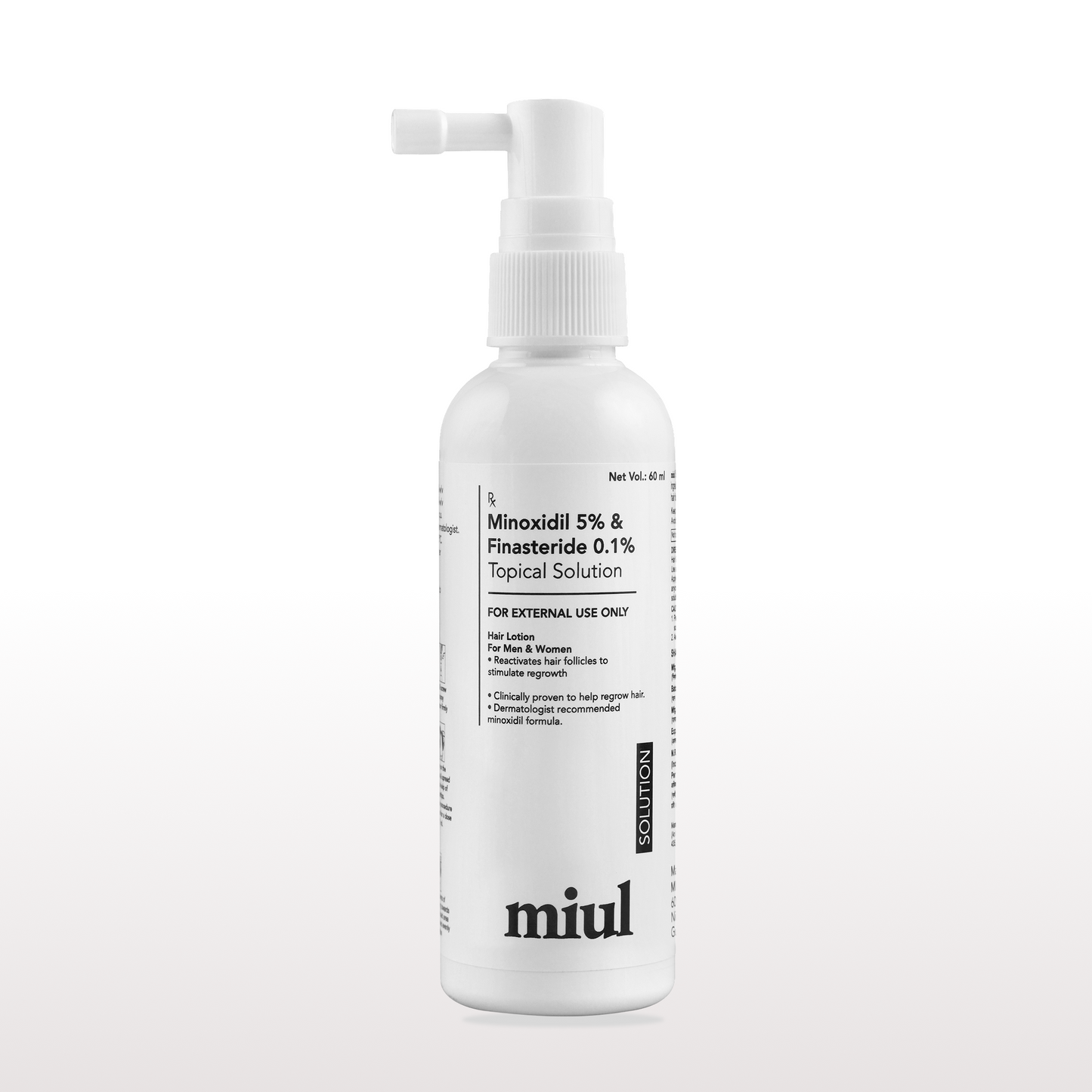Hair Growth Topical Solution | Scientifically Tested | 60ml