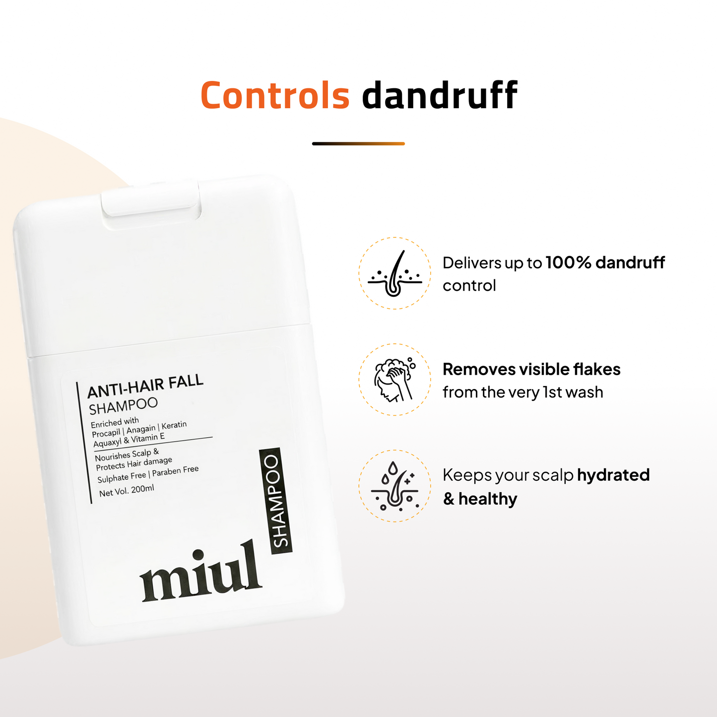 Advanced Daily Use Anti-Hair Fall Shampoo | Paraben Free | No Artificial Dyes