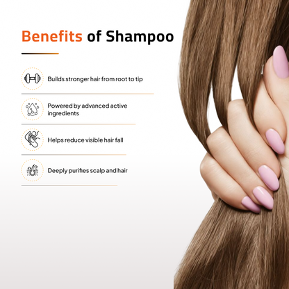 Advanced Daily Use Anti-Hair Fall Shampoo | Paraben Free | No Artificial Dyes